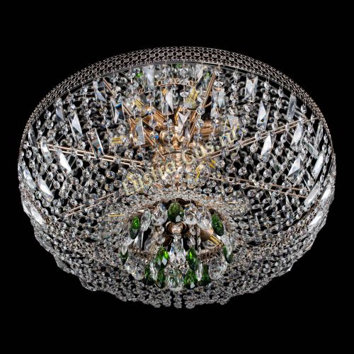 Люстра Венеция Астра №6 зеленая в Самаре Гусь Хрустальный