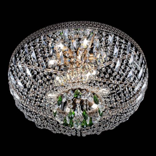 Люстра Венеция Астра №6 зеленая в Самаре Гусь Хрустальный