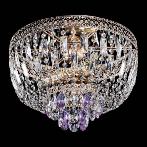 Люстра Венеция Астра №3 фиолетовая в Самаре Гусь Хрустальный