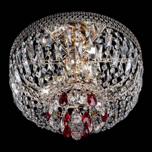 Люстра Венеция Астра №3 красная в Самаре Гусь Хрустальный