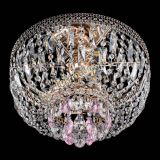 Люстра Венеция Астра №3 розовая в Самаре