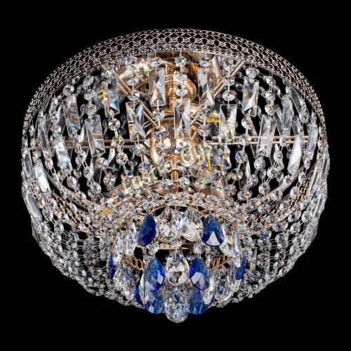 Люстра Венеция Астра №3 синяя в Самаре Гусь Хрустальный