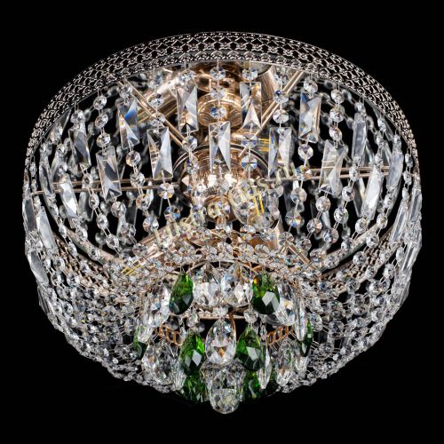 Люстра Венеция Астра №3 зеленая в Самаре Гусь Хрустальный