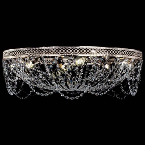 Люстра Венеция Ажур черная в Самаре Гусь Хрустальный