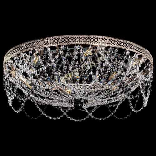 Люстра Венеция Ажур черная в Самаре Гусь Хрустальный