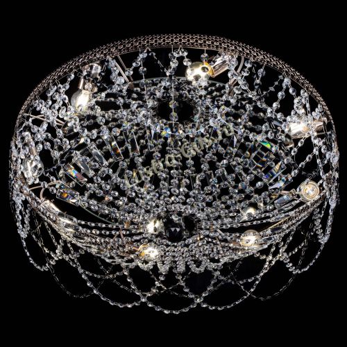 Люстра Венеция Ажур черная в Самаре Гусь Хрустальный