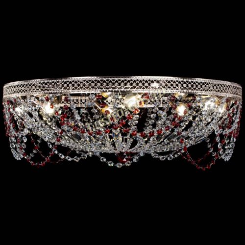 Люстра Венеция Ажур красная в Самаре Гусь Хрустальный