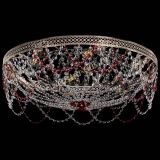 Люстра Венеция Ажур красная в Самаре