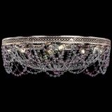 Люстра Венеция Ажур розовая в Самаре