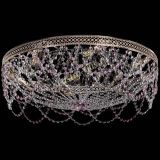 Люстра Венеция Ажур розовая в Самаре