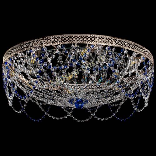 Люстра Венеция Ажур синяя в Самаре Гусь Хрустальный