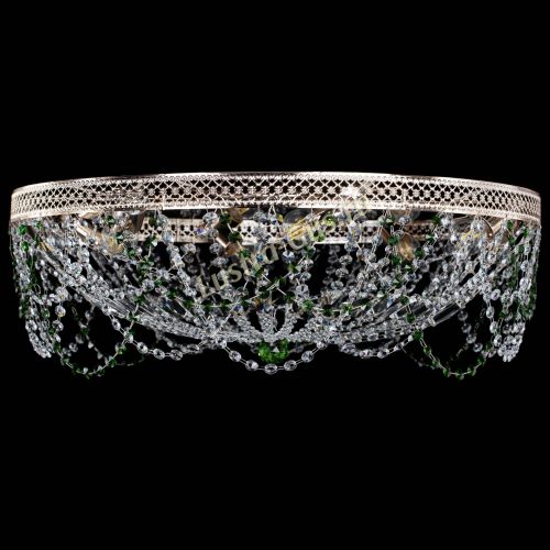 Люстра Венеция Ажур зеленая в Самаре Гусь Хрустальный