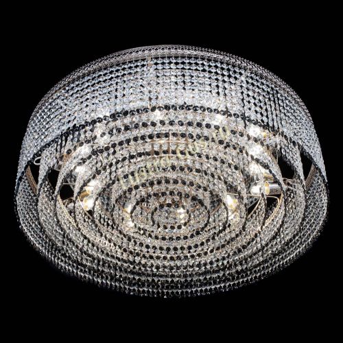 Люстра Венеция Капель №10 оптикон черная в Самаре Гусь Хрустальный