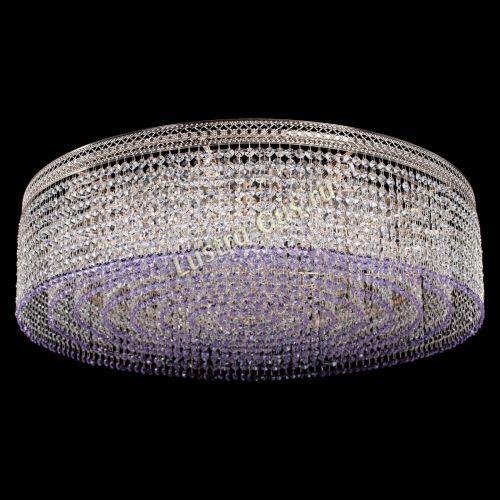 Люстра Венеция Капель №10 оптикон фиолетовая в Самаре Гусь Хрустальный