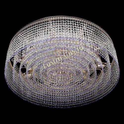 Люстра Венеция Капель №10 оптикон фиолетовая в Самаре Гусь Хрустальный