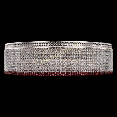 Люстра Венеция Капель №10 оптикон красная в Самаре Гусь Хрустальный