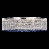 Люстра Венеция Капель №10 оптикон синяя в Самаре