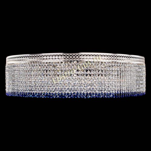 Люстра Венеция Капель №10 оптикон синяя в Самаре Гусь Хрустальный