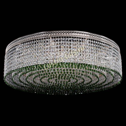 Люстра Венеция Капель №10 оптикон зеленая в Самаре Гусь Хрустальный