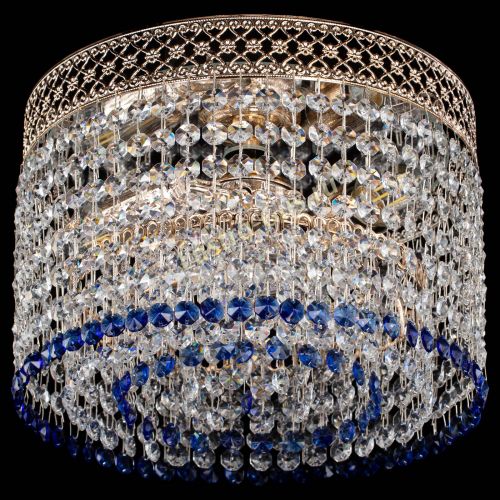 Люстра Венеция Капель №2 синяя в Самаре Гусь Хрустальный
