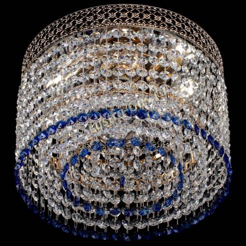 Люстра Венеция Капель №2 синяя в Самаре Гусь Хрустальный