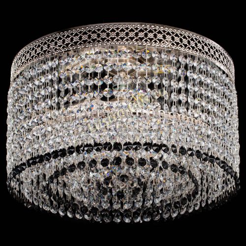 Люстра Венеция Капель №3 черная в Самаре Гусь Хрустальный