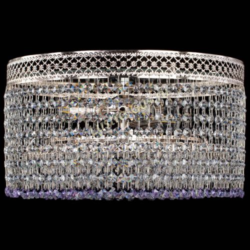 Люстра Венеция Капель №3 фиолетовая в Самаре Гусь Хрустальный