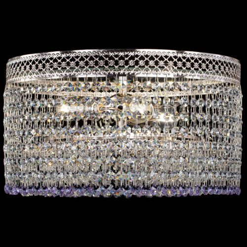 Люстра Венеция Капель №3 фиолетовая в Самаре Гусь Хрустальный