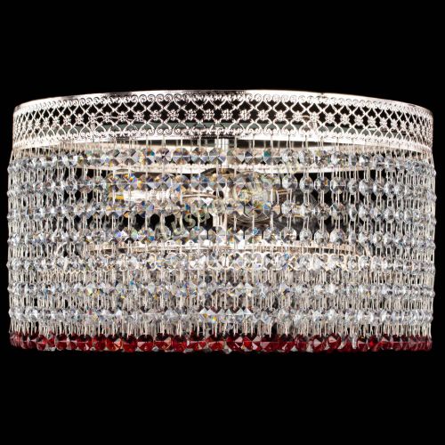 Люстра Венеция Капель №3 красная в Самаре Гусь Хрустальный