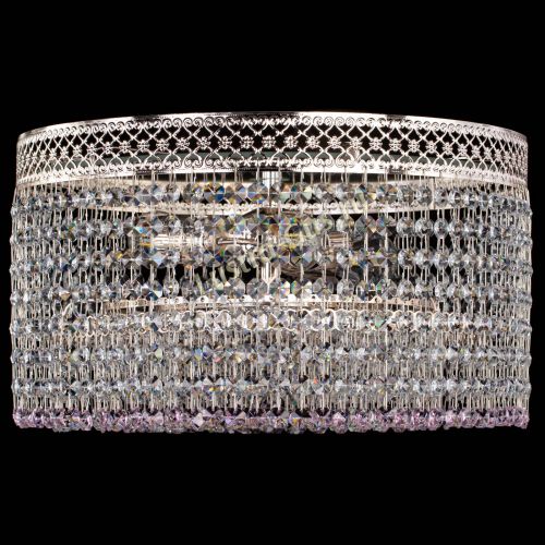 Люстра Венеция Капель №3 розовая в Самаре Гусь Хрустальный