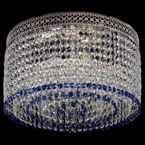 Люстра Венеция Капель №3 синяя в Самаре Гусь Хрустальный