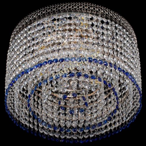 Люстра Венеция Капель №3 синяя в Самаре Гусь Хрустальный