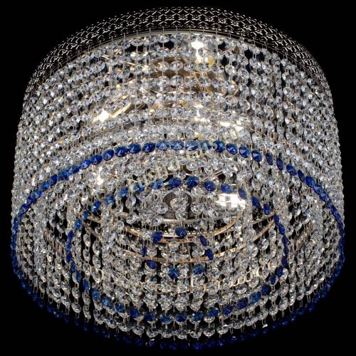 Люстра Венеция Капель №3 синяя в Самаре Гусь Хрустальный