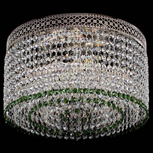 Люстра Венеция Капель №3 зеленая в Самаре Гусь Хрустальный