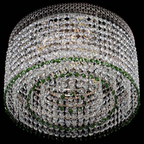 Люстра Венеция Капель №3 зеленая в Самаре Гусь Хрустальный