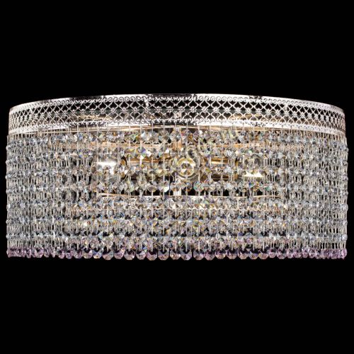 Люстра Венеция Капель №5 розовая в Самаре Гусь Хрустальный