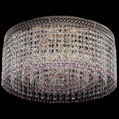 Люстра Венеция Капель №5 розовая в Самаре Гусь Хрустальный