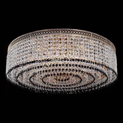 Люстра Венеция Капель №8 оптикон черная в Самаре Гусь Хрустальный