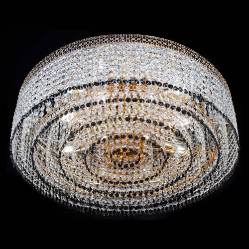 Люстра Венеция Капель №8 оптикон черная в Самаре Гусь Хрустальный