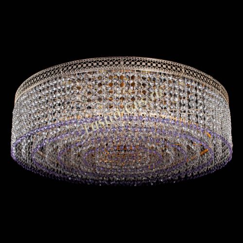 Люстра Венеция Капель №8 оптикон фиолетовая в Самаре Гусь Хрустальный