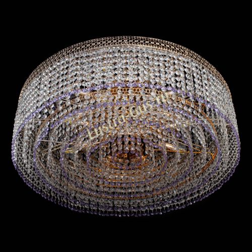 Люстра Венеция Капель №8 оптикон фиолетовая в Самаре Гусь Хрустальный