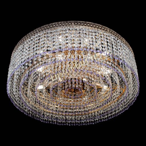 Люстра Венеция Капель №8 оптикон фиолетовая в Самаре Гусь Хрустальный