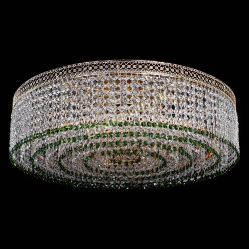 Люстра Венеция Капель №8 оптикон зеленая в Самаре Гусь Хрустальный