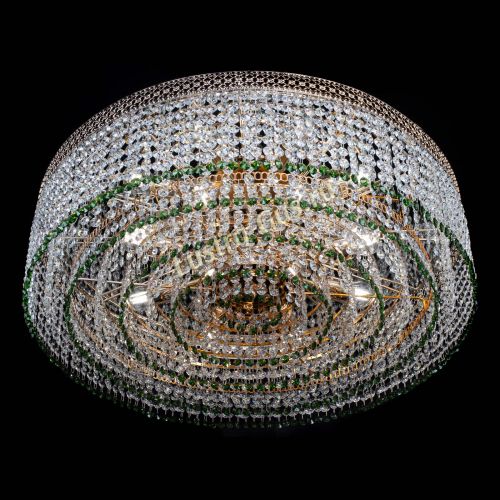 Люстра Венеция Капель №8 оптикон зеленая в Самаре Гусь Хрустальный