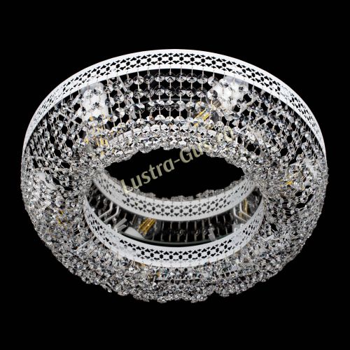 Люстра Венеция Кольцо №6 белая в Самаре Гусь Хрустальный