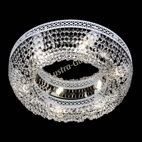 Люстра Венеция Кольцо №6 белая в Самаре Гусь Хрустальный