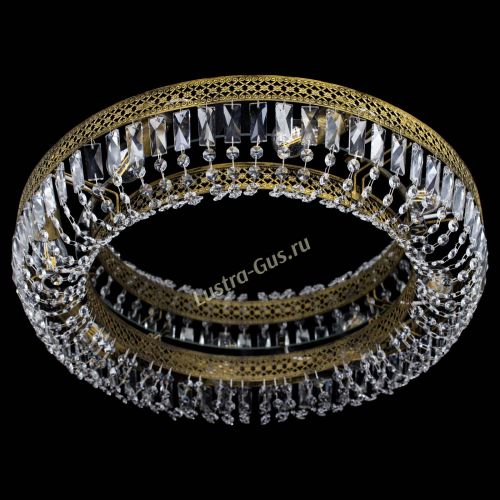 Люстра Венеция Кольцо №6 пластинка под бронзу в Самаре Гусь Хрустальный