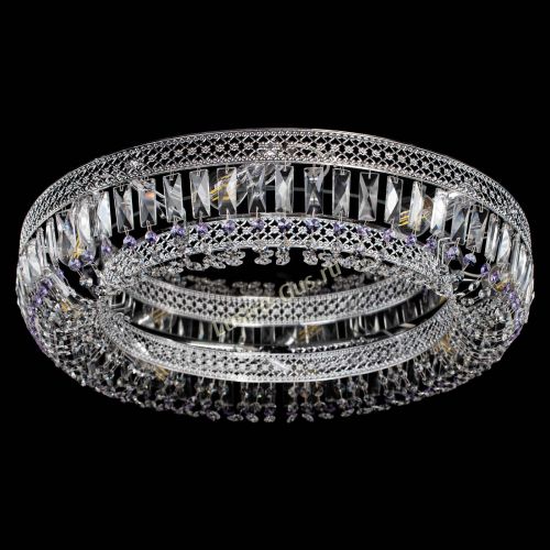 Люстра Венеция Кольцо №8 пластинка фиолетовая в Самаре Гусь Хрустальный