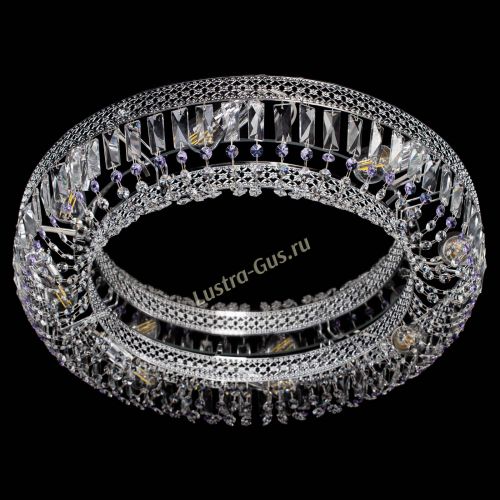 Люстра Венеция Кольцо №8 пластинка фиолетовая в Самаре Гусь Хрустальный