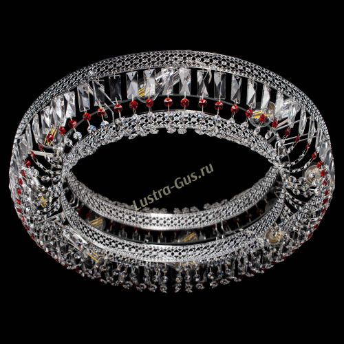 Люстра Венеция Кольцо №8 пластинка красная в Самаре Гусь Хрустальный